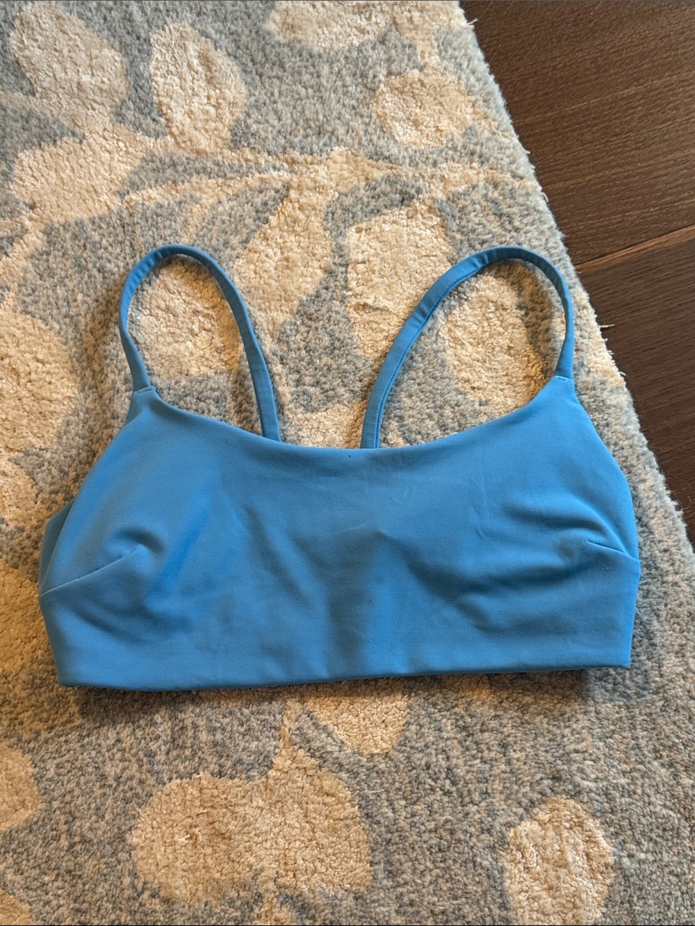 lululemon athletica Light Blue Low-Impact Seamless Sports Bralette